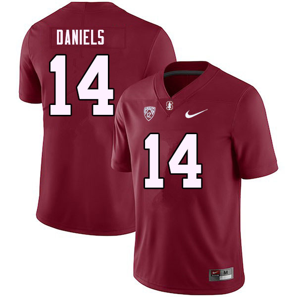 Women #14 Ashton Daniels Stanford Cardinal College 2023 Football Stitched Jerseys Sale-Cardinal - Click Image to Close